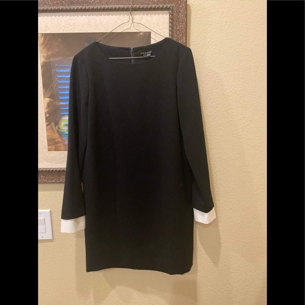 Theory black shift dress